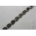 925 Sterling Silver Real Natural Black Star Bracelet Size 7.8" - 60 CT